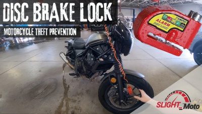 motorcycle disc brake lock storage bag how to use