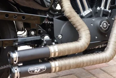 motorcycle exhaust wrap